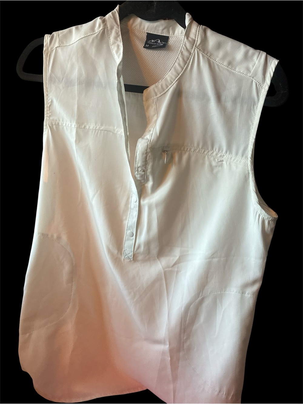 American Outback Women's Quick Dry Sleeveless Performance Shirt - Size M - White
